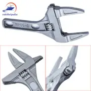 6-68mm Wide Adjustable Large Spanner Wrench Hand Nut Opening Pipe Tool Jaw AU