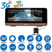 Android 3G Wifi Vehicle Car Video Dual Camera 8" GPS Navigation 1080P HD DashCam