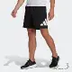 Adidas 男裝 短褲 訓練 AEROREADY 拉鍊口袋 黑 IB8121