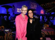 Actress Jane Lynch writer/director Lisa Cholodenko attend the "The- Old Photo