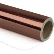 Chocolate Brown Metallic Wrapping Paper - Solid Color Matte Paper Perfect for...