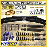 3" Pre Assembled Lift Kit Shocks King Springs EFS Leaf for Ford Ranger 12-18