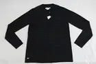 BNWT Lacoste Black Blue Striped Merino Wool Sweater Sz 4 AF4442 100% Authentic