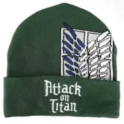 Attack on Titan - Scout Regiment Crest Beanie Hat (Green) - Bioworld