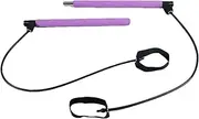 Pilates Bar Kit - Portable Exercise Stick Bar | Sit-Up Bar Resistance Band | Lightweight Pilates Stretch Elastic Fusion Bar - Multifunctional Fitness Supplies, Portable Workout Bar For Women, Men