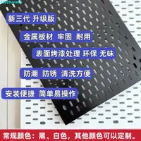 在飛比找蝦皮購物優惠-*熱賣精品宜家孔同款無痕免釘多功能金屬洞洞板收納置物架廚具文