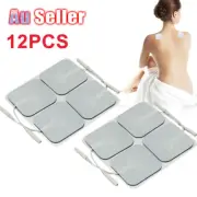 12pcs Machine Self Adhesive Gel Reusable Replacement Tens 5X5cm Electrode Pads