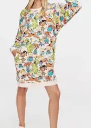 LADIES PETER ALEXANDER NEW WITH TAGS SOFT RUGRATS SWEATER NIGHTIE SIZE M