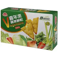 在飛比找蝦皮購物優惠-【喜年來】蔬菜餅乾(80g、50g)、蔬菜薄餅隨手包