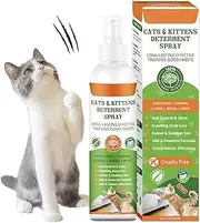 Lerqua Cat Deterrent Spray 6.76 OZ - Natural No Scratch Spray for Cats to Anti Scratching Marking Furniture Garden, Keep Cats Off Furniture, No Trace, Training & Behavior Aids Indoor Use