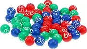 HOOTNEE 147 Pcs Machine Ball Bu Go Balls Bingo Balls and Bag Numbered Draw Balls Games Bingo Numbers Bingo Machine Pool Number 1-100 Ball Replacement Bingo Balls Small Toy Plastic