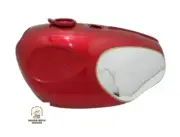 FIT FOR BSA A65 SPITFIRE, FIREBIRD CHROME & RED PAINTED FUEL TANK 1960'S