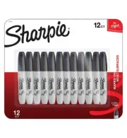Sharpie Chisel Tip Permanent Markers, Black (12 ct.) 2 pk.