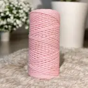 3mm 3ply Luxe Macrame Cord | PINK LEMONADE | 100% Premium Cotton MELB Australia