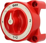 RASTKY Power Isolator Switch Battery Disconnect Switch 4 Gear Position Power Off Isolation Switch for Marine Boat RV - / Parts/Batteries & Accessories/Battery Switches