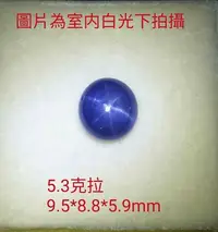 在飛比找Yahoo!奇摩拍賣優惠-☆ 金桔多 ☆ 缅甸天然無燒藍寶星石，重量: 5.3克拉 /