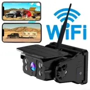 Solar Wireless Backup Camera Magnetic WiFi Truck Trailer Car for iPhone Android