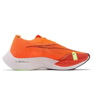 【NIKE 耐吉】競速跑鞋 ZoomX Vaporfly Next% 2 男鞋 螢光橘 輕量 碳板 氣墊 路跑 運動鞋(CU4111-800)