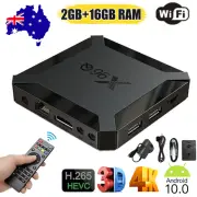 2GB+16GB TV Box X96Q 4K Android 10.0 Smart Media Player WIFI Allwinner Quad Core