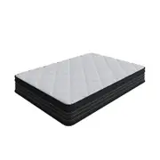 Luxo Iris 25cm Thick Firm Foam Pillow Top Pocket Spring Mattress