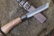 Masano Toyokuni TKA-005 Shinobi Japan 4.7" Damascus Fixed Blade Tanto Knife