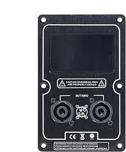 Speaker Junction Box,Double 4-Core Socket Audio Input Wiring Board | Aluminum Alloy Audio Amplifier Socket, Acoustic Component for Cables