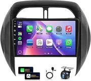 Car Stereo for Toyota RAV4 2003 2004 2005 9”IPS Touch Screen[8Core4+64G with Qualcomm Snapdragon] Wireless Carplay Android Auto,BT5.1,DSP Hi-Res/OBD2/FM/RDS GPS,Android15 Radio,Backup Camera