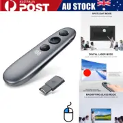Wireless Spotlight Presentation Remote Air Mouse Control Digital Laser Pointer