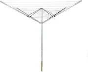 4 Arm Rotary Airer Outdoor Washing Line Clothes Dryer 50m Length