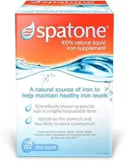 SPATONE 100% Natural Liquid Iron Supplement 28 Sachets