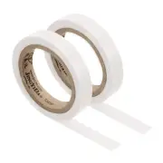 2Pcs 26Ft Tennis Racket Badminton Racquet Grip Finishing Tapes, White