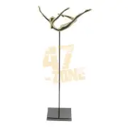 Decorative Object (Medium) Black Gold Indoor Outdoor Tabletop Home Decor