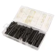 450x Split Spring Dowel Tension Roll Hollow Pin Assortment Kit Fastener Set