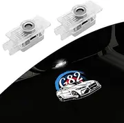 2Pcs Car Door Logo Lights Compatible with BMW G82 Car Accessories Welcome Courtesy Projector Light LED Ghost Shadow Lights Puddle Lamp (colorful circle, G82)