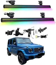 BJOHQ Electric Running Boards Compatible for Mercedes-Benz G-Class Electric 2024-2025 with Light, SUV, Off-Road & Pickup Trucks - Retractable Truck Steps & Nerf Bars