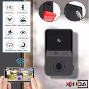 Wireless Doorbell WiFi Security Door Bell RingChime Intercom Smart VideoCamera