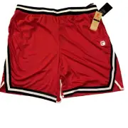 And1 Men's Red Basketball Drawstring Shorts Size 3XL NEW W/tags #b2