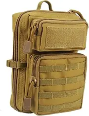 First Aid Pouch Small Medical Bag for Camping and Outdoor Use Wear Resistant Nursing Storage Bag with Shoulder Strap for Emergency Supplies and Phone Storage