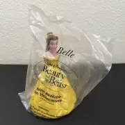 Vintage Disney Belle Rubber Figure Hand Puppet Beauty and The Beast NOS SEALED