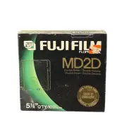 Fujifilm Floppy Disk MD2D Vintage 10-Pack 5.25" Double Sided Density Sealed Box