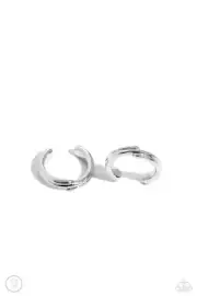 Paparazzi LINEAR LEGACY silver EARRING CUFF