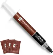 Thermal Paste 3.5g with 3 Cleaning Wipes - High Performance for PC Cooling