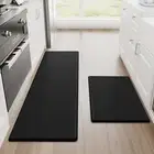 StepRite Kitchen Mats 2PCS Kitchen Rugs Cushioned Anti Fatigue Kitchen Mats f...
