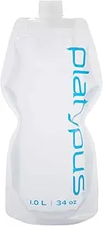 Platypus SoftBottle Collapsible Backpacking Water Bottle with Closure Cap