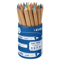 在飛比找蝦皮商城優惠-【德國LYRA】三角原木色鉛筆(17.5cm)36支 產地：