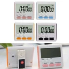 Magnetic LED Clock Timer for Kitchen Countdown Cooking Alarm Clear Display