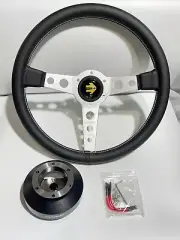 Momo Proto steering wheel with hub kit and quick release kit Fit S2000