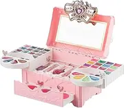 Kids Makeup Set - Birthday Make Up Toys,Washable Makeup Kit for Girls Play, Children, for Christmas, Holiday Make Up Collection