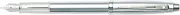 [Sheaffer] 100 Brushed Chrome Fine Fountain Pen