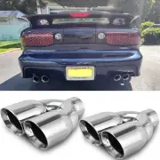 For Pontiac Firebird Trans Am WS6 2.5" to 3.5" Dual Exhaust Pipe Tip Double Wall